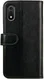 Rosso Element Samsung Galaxy A01 Hoesje Book Cover Wallet Case Zwart afbeelding 2
