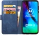 Rosso Element Motorola Moto G Pro Hoesje Book Cover Blauw afbeelding 1