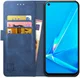 Rosso Element Oppo A52 / A72 Hoesje Book Cover Wallet Case Blauw afbeelding 1