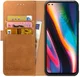 Rosso Element Motorola Moto G 5G Plus Hoesje Book Cover Lichtbruin afbeelding 1