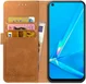 Rosso Element Oppo A52 / A72 Hoesje Book Cover Wallet Case Lichtbruin afbeelding 1