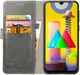 Rosso Element Samsung Galaxy M31 Hoesje Book Cover Grijs afbeelding 1
