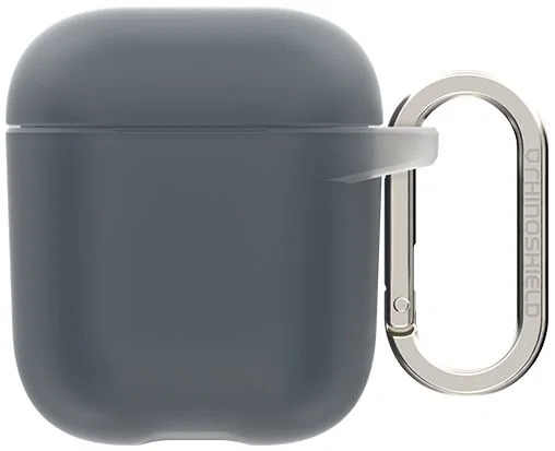 RhinoShield Apple AirPods Hard Plastic Hoesje Grijs afbeelding 2