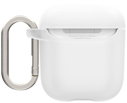 RhinoShield Apple AirPods Hard Plastic Hoesje Wit afbeelding 2