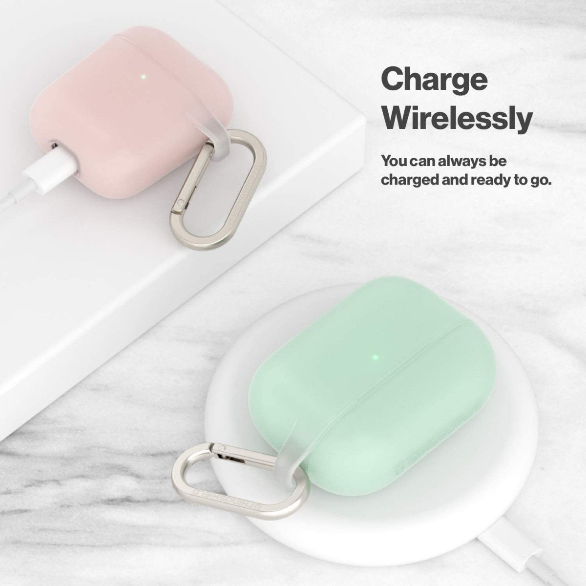 RhinoShield Apple AirPods Pro Hoesje Hard Plastic Grijs afbeelding 8