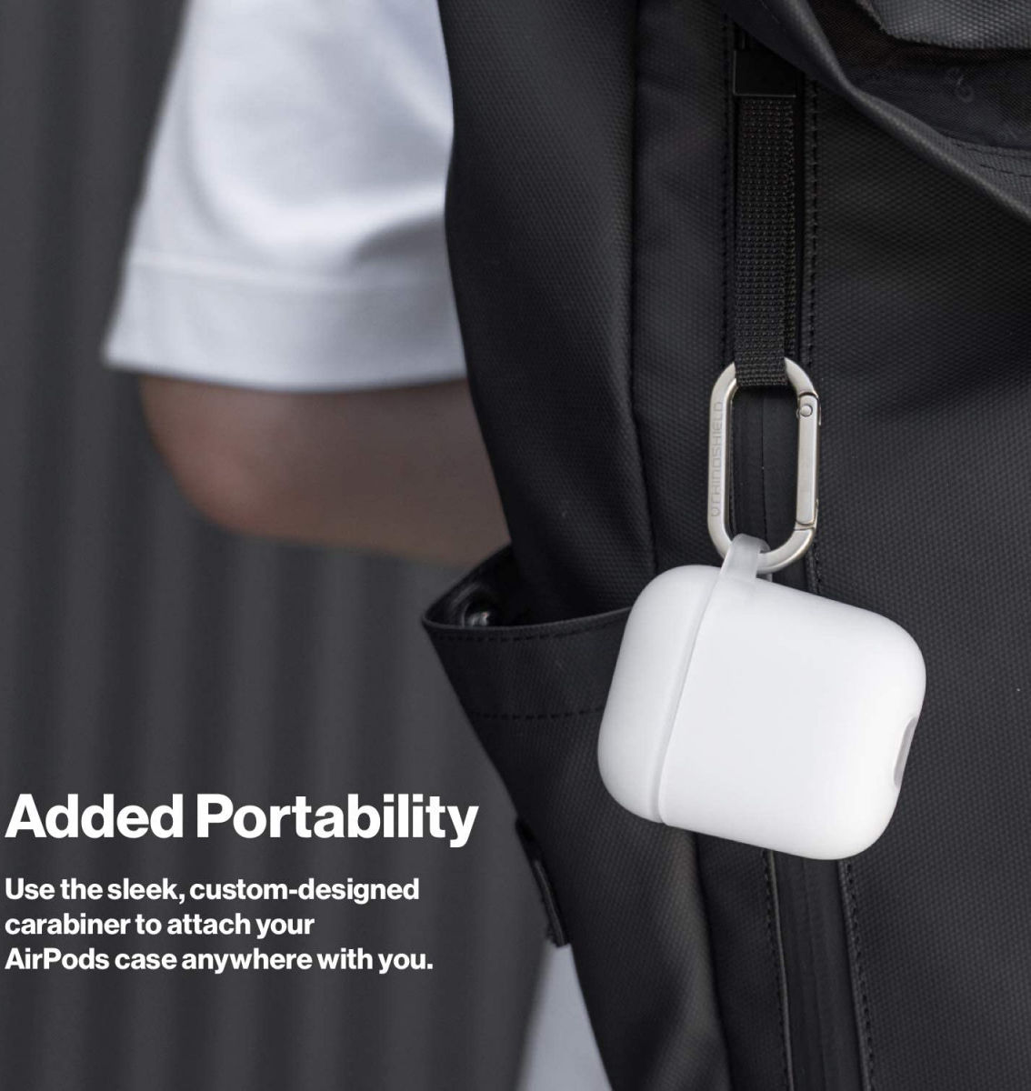 RhinoShield Apple AirPods Pro Hoesje Hard Plastic Grijs afbeelding 10