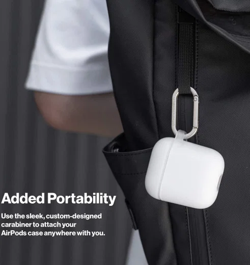 RhinoShield Apple AirPods Pro Hoesje Hard Plastic Grijs afbeelding 10