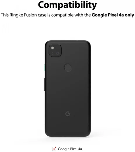 Ringke Fusion Google Pixel 4A Hoesje Transparant afbeelding 8