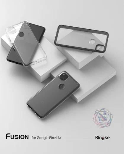 Ringke Fusion Google Pixel 4A Hoesje Transparant afbeelding 1