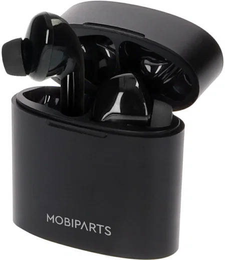 Mobiparts Draadloze Earbuds II met Oplaadcase Zwart afbeelding 2