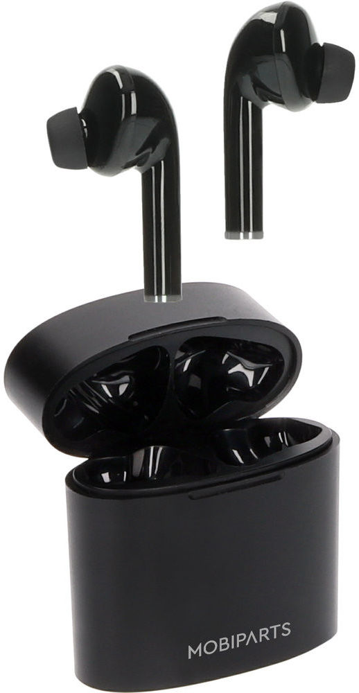 Mobiparts Draadloze Earbuds II met Oplaadcase Zwart afbeelding 1