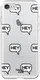 HappyCase Apple iPhone 8 Flexibel TPU Hoesje Hey Print afbeelding 1