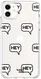 HappyCase Apple iPhone 11 Hoesje Flexibel TPU Hey Print afbeelding 1