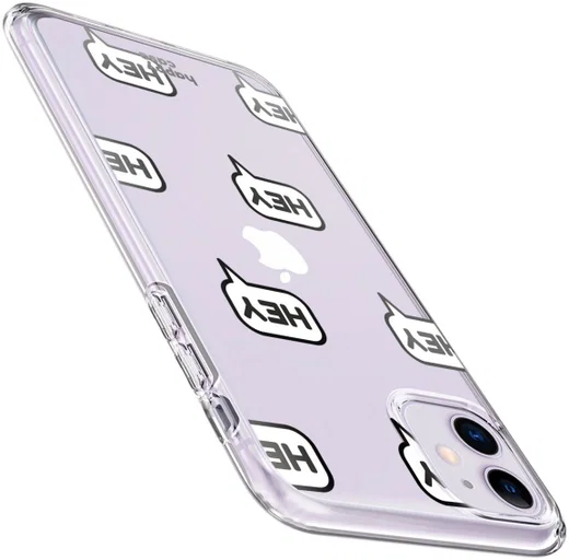 HappyCase Apple iPhone 11 Hoesje Flexibel TPU Hey Print afbeelding 4