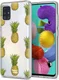 HappyCase Samsung Galaxy A71 Hoesje Flexibel TPU Ananas Print afbeelding 2
