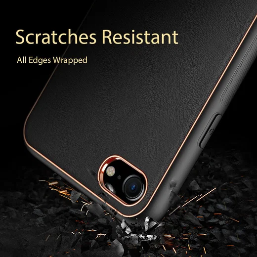 Dux Ducis Yolo iPhone 7/8/SE (2020/2022) Hoesje Back Cover Zwart afbeelding 10