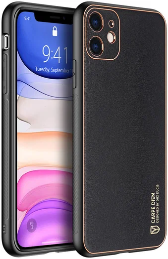Dux Ducis Yolo Series Apple iPhone 11 Hoesje Backcover Zwart afbeelding 1