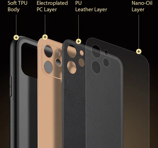 Dux Ducis Yolo Series Apple iPhone 11 Hoesje Backcover Zwart afbeelding 9