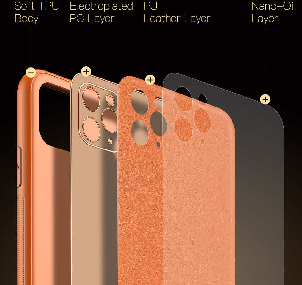 Dux Ducis Yolo Series Apple iPhone 11 Pro Hoesje Backcover Oranje afbeelding 9