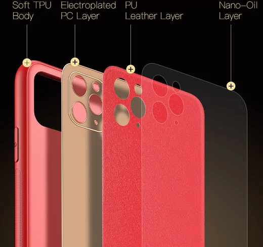 Dux Ducis Yolo Series Apple iPhone 11 Pro Hoesje Backcover Rood afbeelding 9