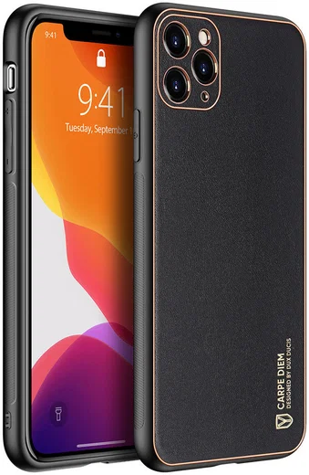 Dux Ducis Yolo Series Apple iPhone 11 Pro Max Hoesje Backcover Zwart afbeelding 1