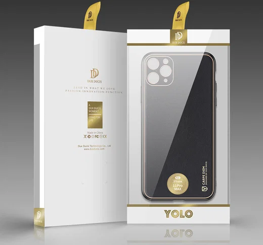 Dux Ducis Yolo Series Apple iPhone 11 Pro Max Hoesje Backcover Zwart afbeelding 13