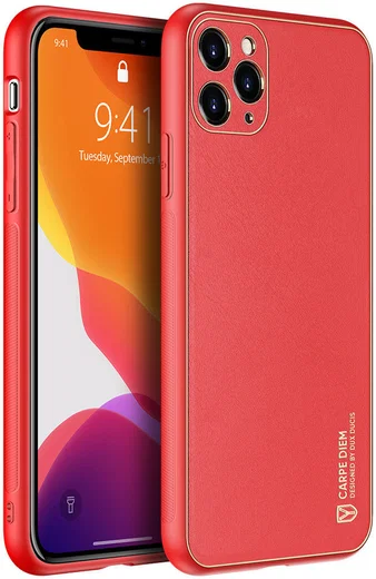 Dux Ducis Yolo Series Apple iPhone 11 Pro Max Hoesje Backcover Rood afbeelding 1