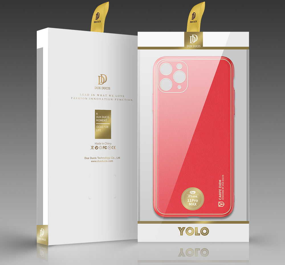 Dux Ducis Yolo Series Apple iPhone 11 Pro Max Hoesje Backcover Rood afbeelding 13