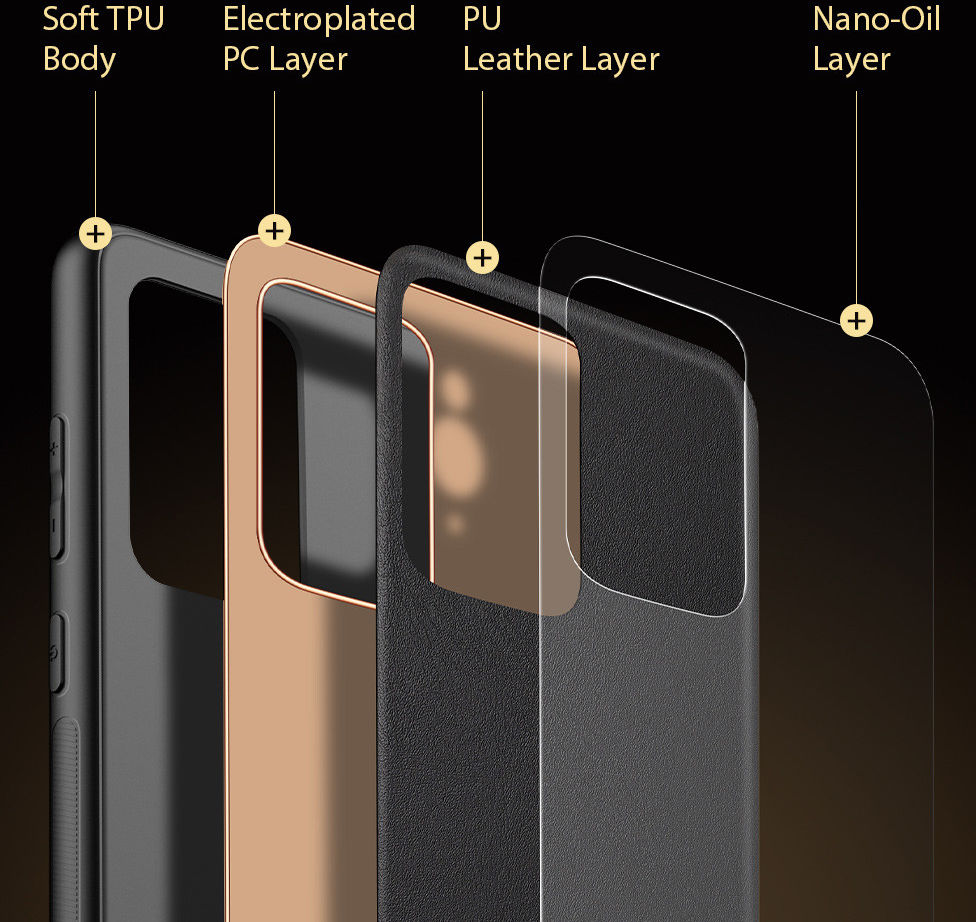 Dux Ducis Yolo Series Samsung Galaxy S20 Hoesje Backcover Zwart afbeelding 5