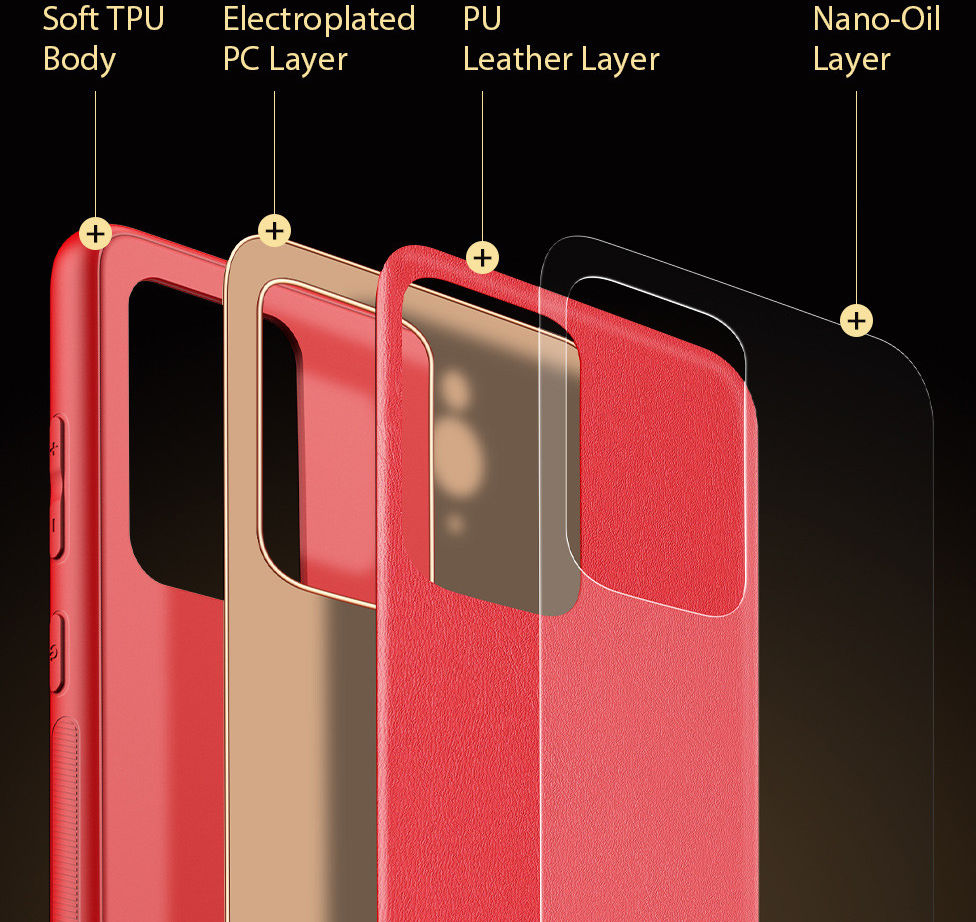 Dux Ducis Yolo Series Samsung Galaxy S20 Ultra Hoesje Backcover Rood afbeelding 9