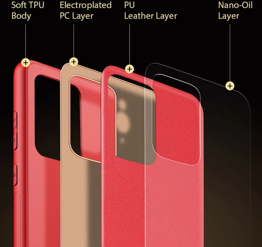 Dux Ducis Yolo Series Samsung Galaxy S20 Ultra Hoesje Backcover Rood afbeelding 9
