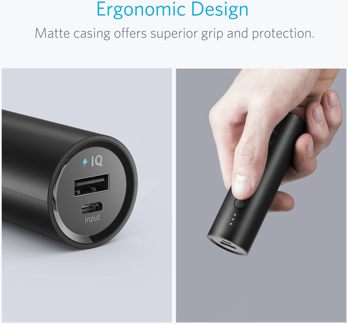 Anker PowerCore Mini Ultra Compacte Powerbank 5000 mAh Zwart afbeelding 3