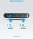 Anker PowerCore Sense 10.000 mAh Powerbank met Fast Charge Zwart afbeelding 8