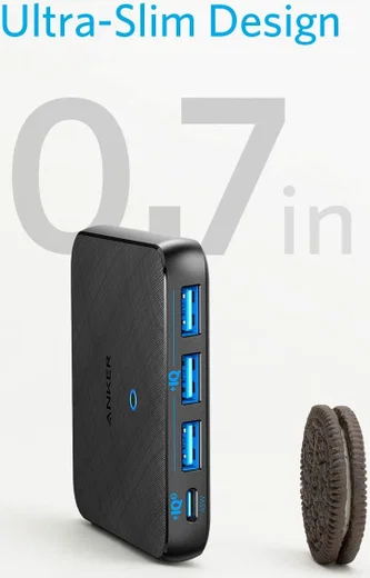 Anker PowerPort Atom III Slim 65W Snellader met USB-C en 3 Poorts USB afbeelding 7