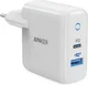 Anker PowerPort PD+ 2 Oplader 33W met USB en USB-C Power Delivery Wit afbeelding 1
