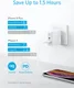 Anker PowerPort PD+ 2 Oplader 33W met USB en USB-C Power Delivery Wit afbeelding 4