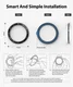 Ringke Bezel Styling Galaxy Watch 3 41MM Randbeschermer RVS Zwart afbeelding 11