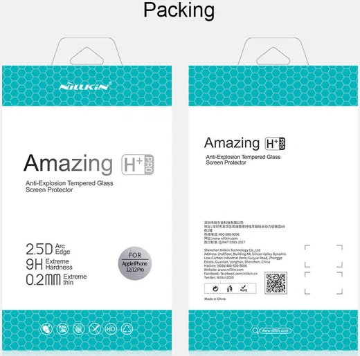 Nillkin iPhone 12 / 12 Pro Anti-Explosion Glass 0,2mm Screen Protector afbeelding 20