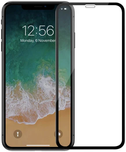 Nillkin Apple iPhone 11 Anti-Explosion Glass Screen Protector Zwart afbeelding 3