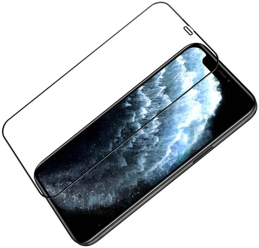 Nillkin iPhone 12 / 12 Pro Anti-Explosion Glass Screen Protector Zwart afbeelding 3