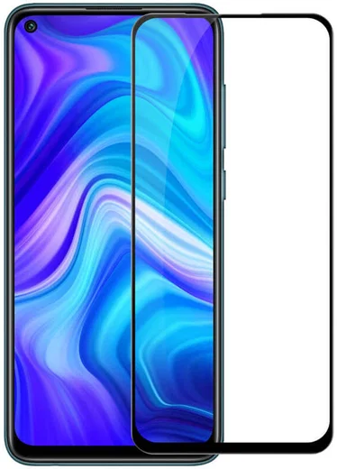 Nillkin Xiaomi Redmi Note 9 Anti-Explosion Glas Screen Protector Zwart afbeelding 2