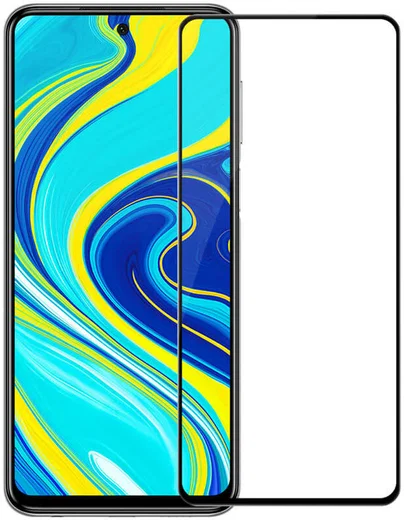 Nillkin Xiaomi Redmi Note 9 Pro Anti-Explosion Screen Protector Zwart afbeelding 2