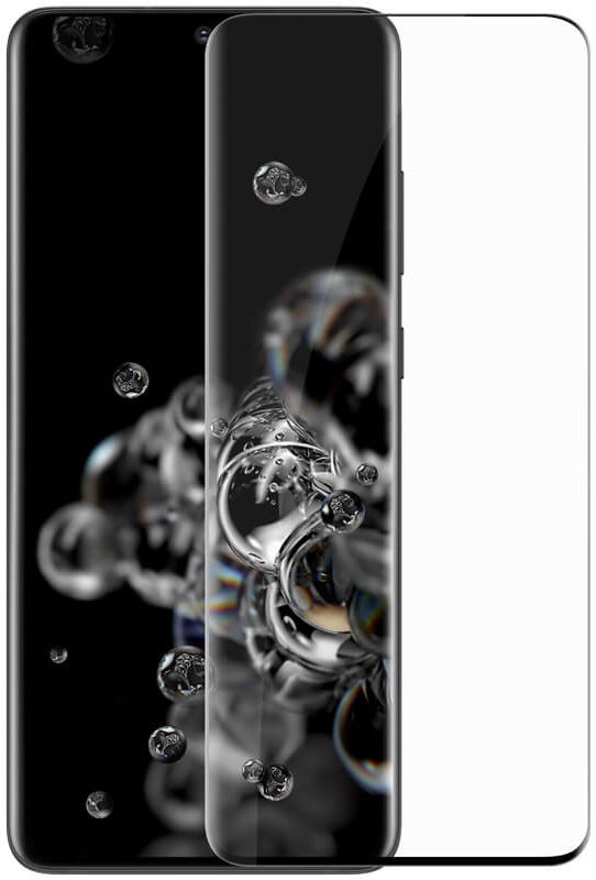 Nillkin Samsung Galaxy S20 Ultra Curved Screen Protector Zwart afbeelding 2