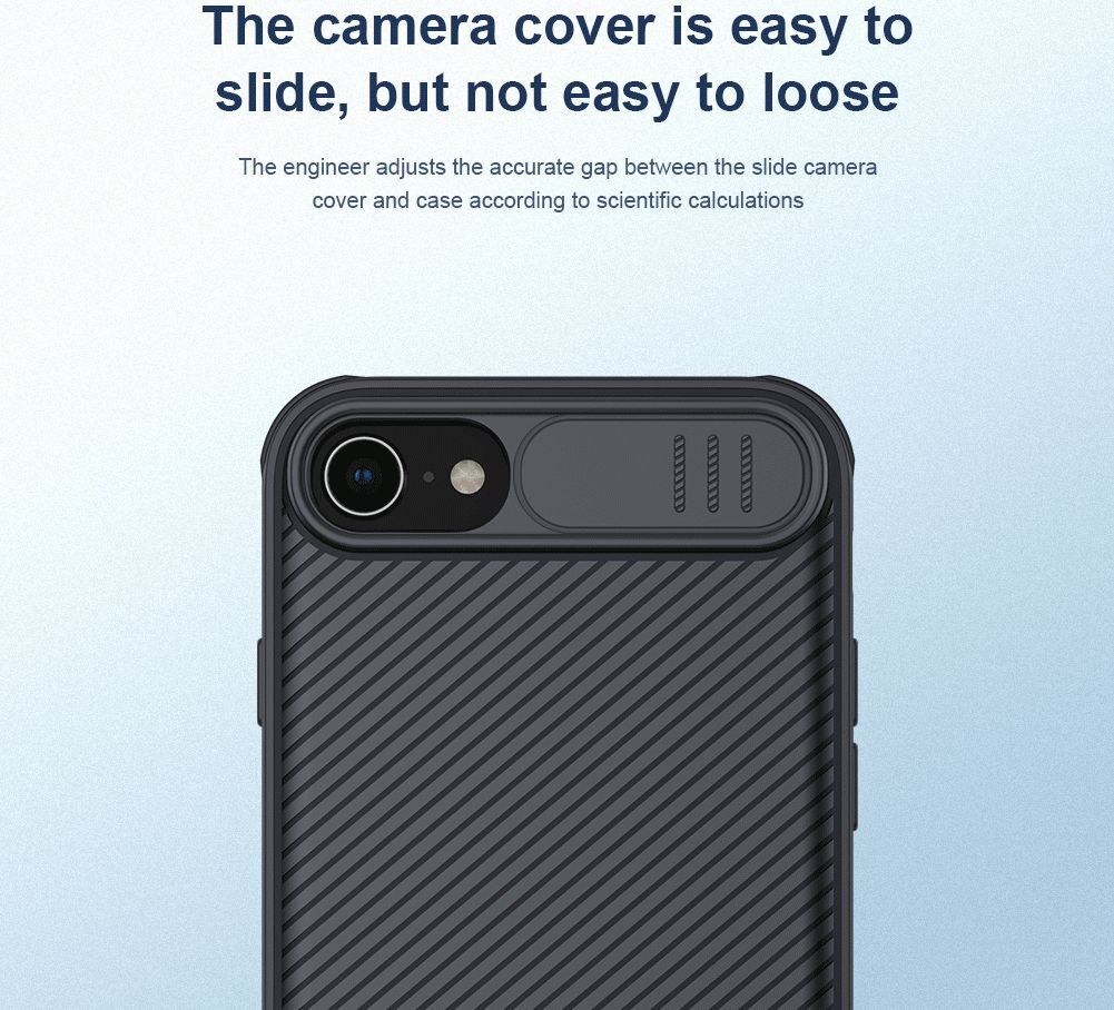 Nillkin CamShield iPhone 7/8/SE (2020/2022) Hoesje met Camera Slider afbeelding 12