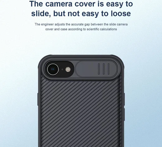 Nillkin CamShield iPhone 7/8/SE (2020/2022) Hoesje met Camera Slider afbeelding 12