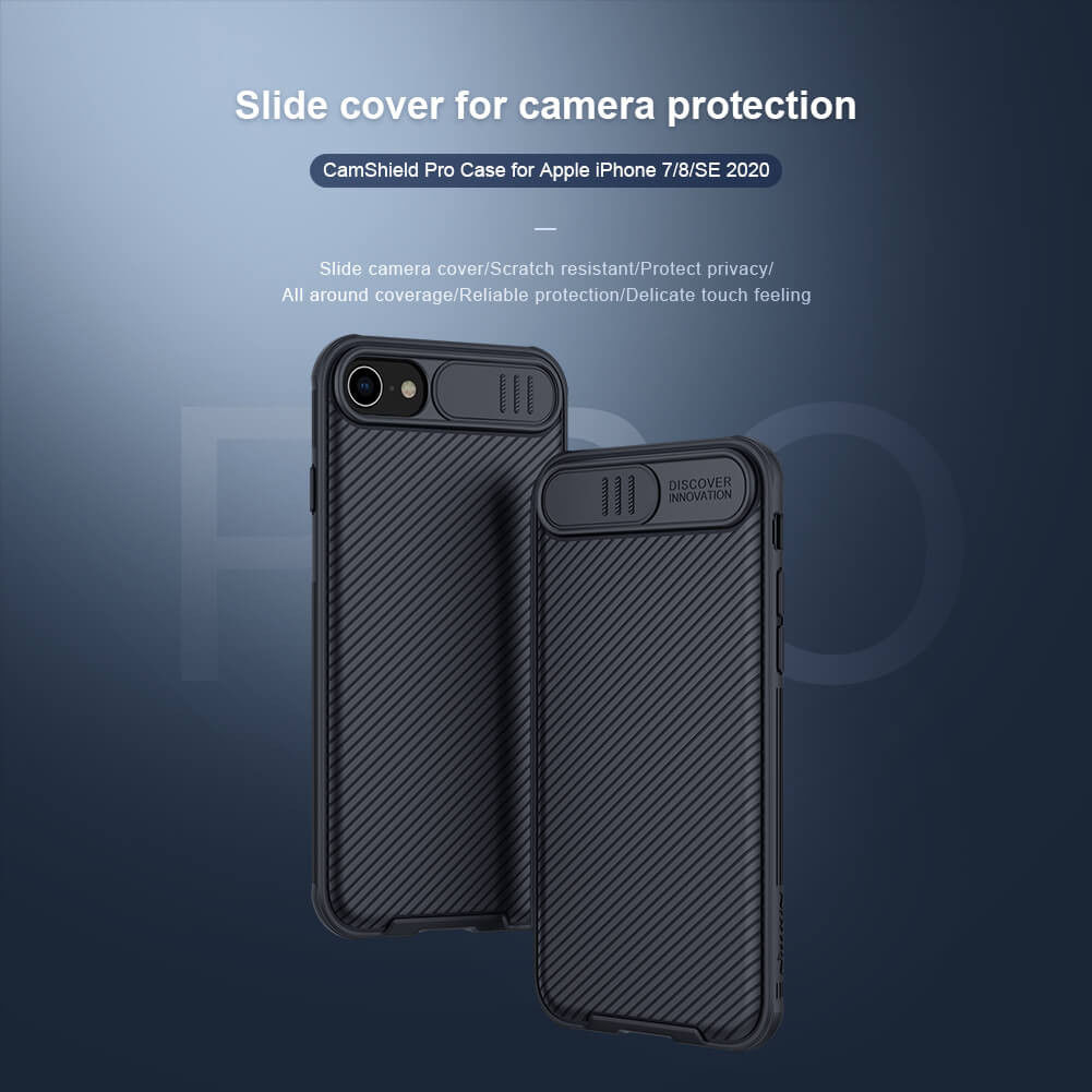 Nillkin CamShield iPhone 7/8/SE (2020/2022) Hoesje met Camera Slider afbeelding 5