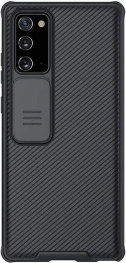 Nillkin CamShield Samsung Galaxy Note 20 Hoesje Camera Slider Zwart afbeelding 1