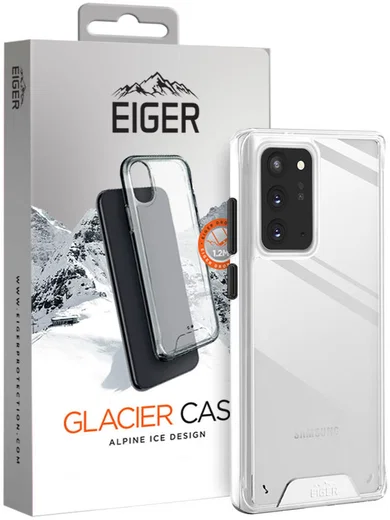 Eiger Glacier Series Samsung Galaxy Note 20 Hoesje Transparant afbeelding 1
