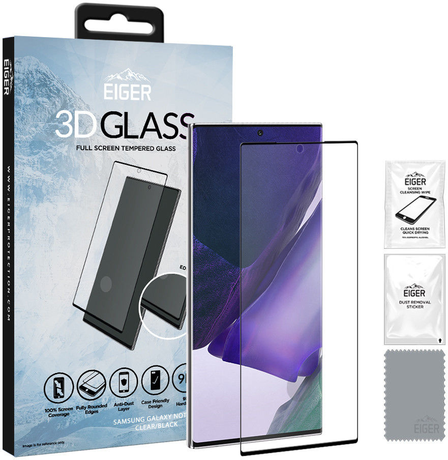 Eiger Samsung Galaxy Note 20 Ultra Tempered Glass Case Friendly Curved afbeelding 1
