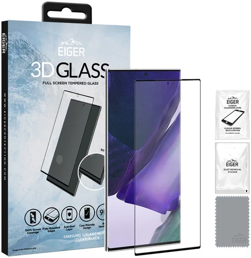 Eiger Samsung Galaxy Note 20 Ultra Tempered Glass Case Friendly Curved afbeelding 1